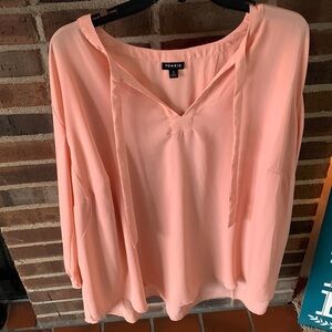 Women’s Plus Torrid Tunic Top, Size 5/5x, Peach